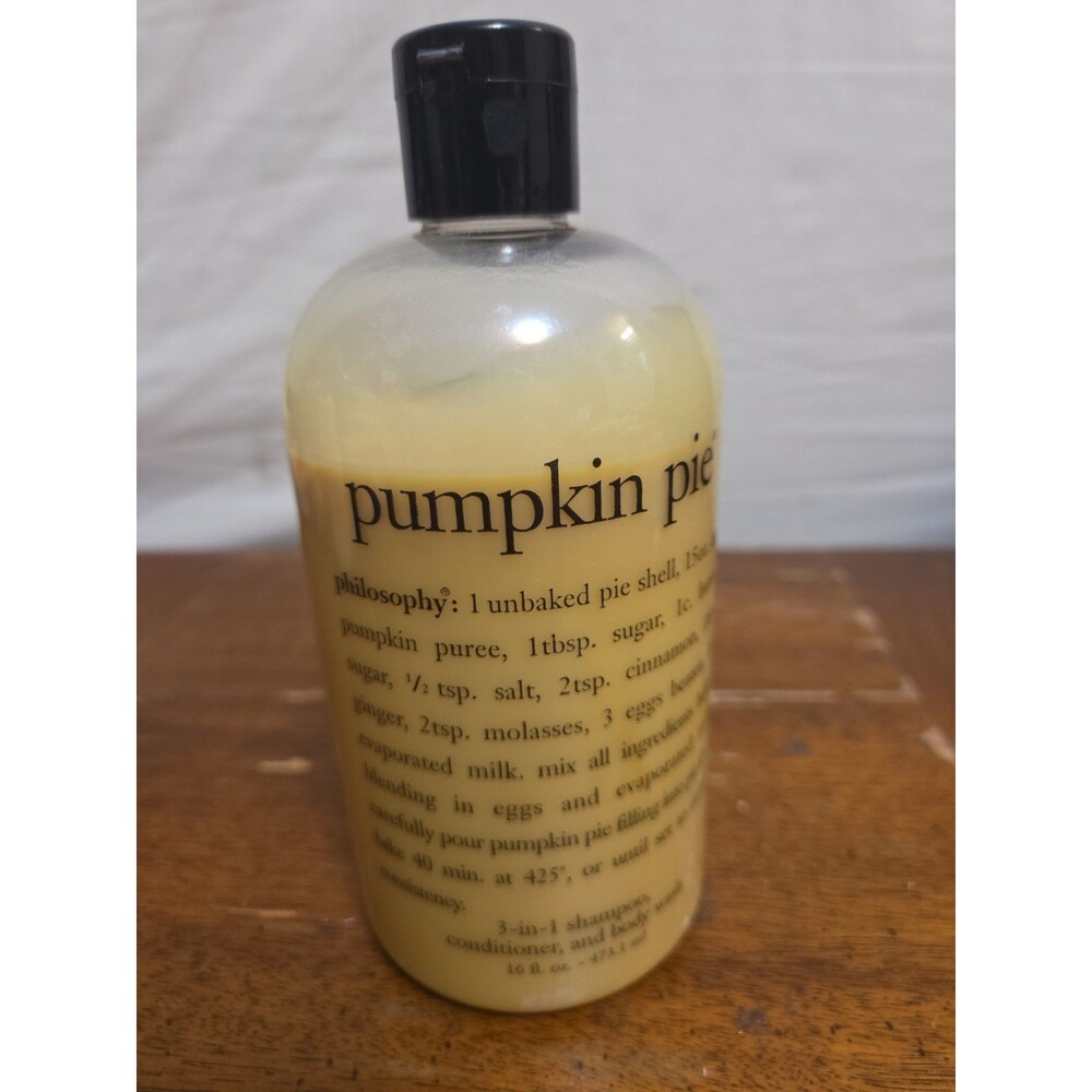 Philosophy Pumpkin Pie  Shower Gel & Bubble Bath 16 oz  LOW FILL Original!
